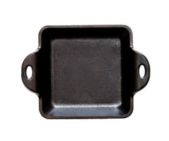 Heat-Treated 10 Ounce Square Cast Iron Mini Server