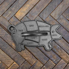 Seasoned Cast Iron Pig Press